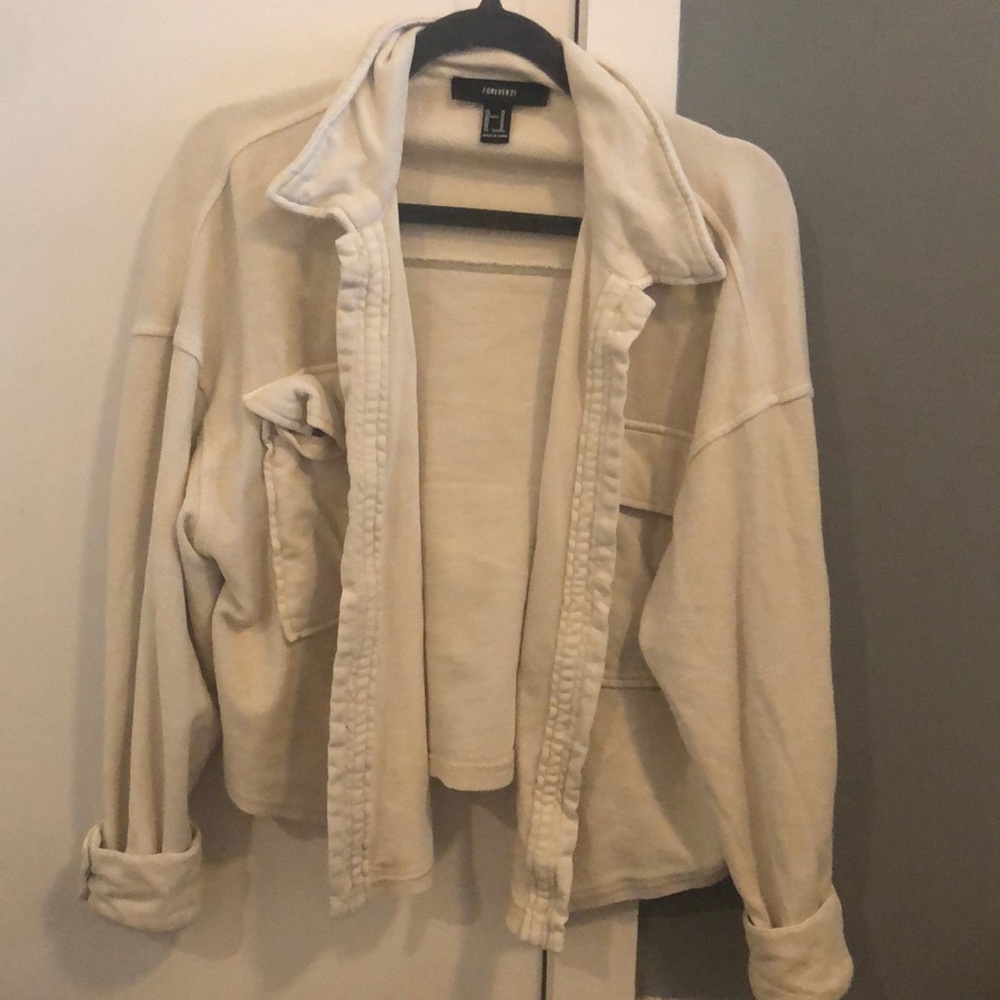 Beige Shacket